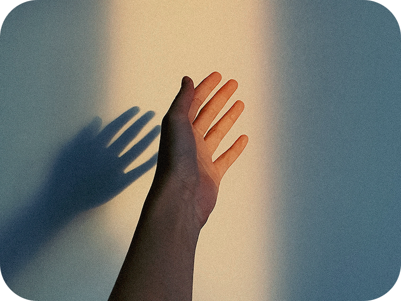 hand-shadow-aesthetic-background